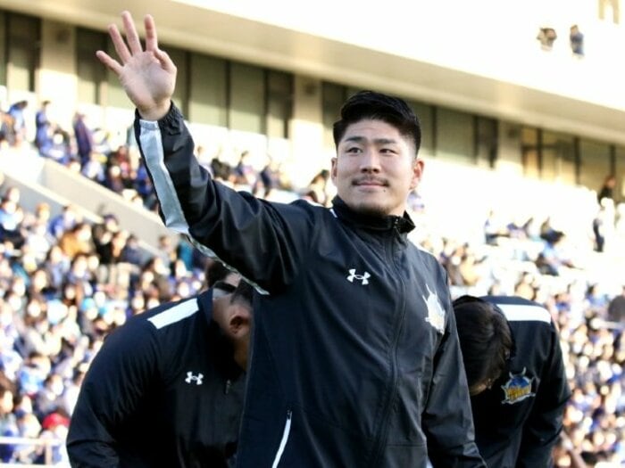 堀江翔太も驚き「力也は脚がだいぶ太くなった」帰ってきた“王者の10番”松田力也のパワーアップがスゴい「開幕から行く気満々です」<Number Web> photograph by Nobuhiko Otomo