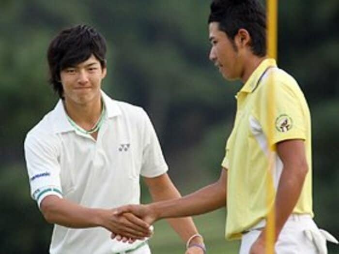 挑戦者から迎え撃つ立場へ──。石川遼が松山英樹に見せた闘志。＜Number Web＞ photograph by KYODO