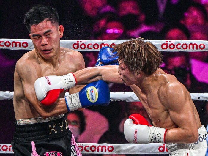 「かなりバキバキな肉体ですよね」元3階級王者が驚いた、井上尚弥の“0.2kg差”…キム・イェジュン戦の美しい筋肉「井上選手は裸でのスパーリングがスゴい」＜Number Web＞ photograph by Takuya Sugiyama