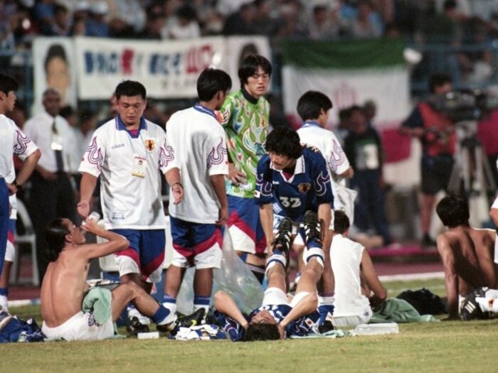 中山雅史はピッチレポーター→1カ月半後に“ジョホールバル”スタメン、呂比須は発熱…なぜ最終予選はいつも“何か起きる”のか？＜Number Web＞ photograph by Etsuo Hara/Getty Images