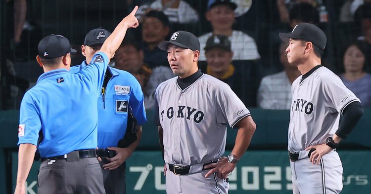 これ以上言ったら退場ですよ」「わかってます」巨人・阿部慎之助監督の