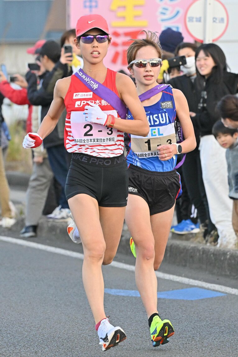 昨秋のクイーンズ駅伝はエース区間で区間2位。まずまずではあったが、それまでの突出度を考えると課題も残った　©JIJI PRESS