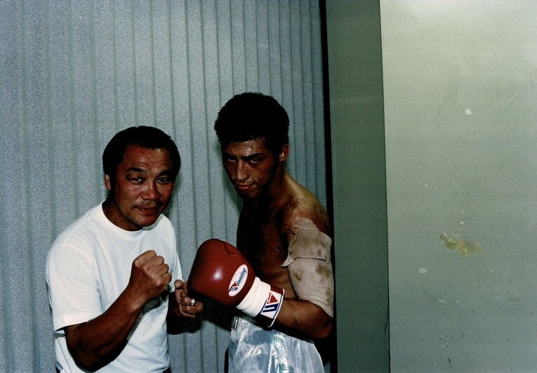 輪島会長と大嶋宏成（本人提供）