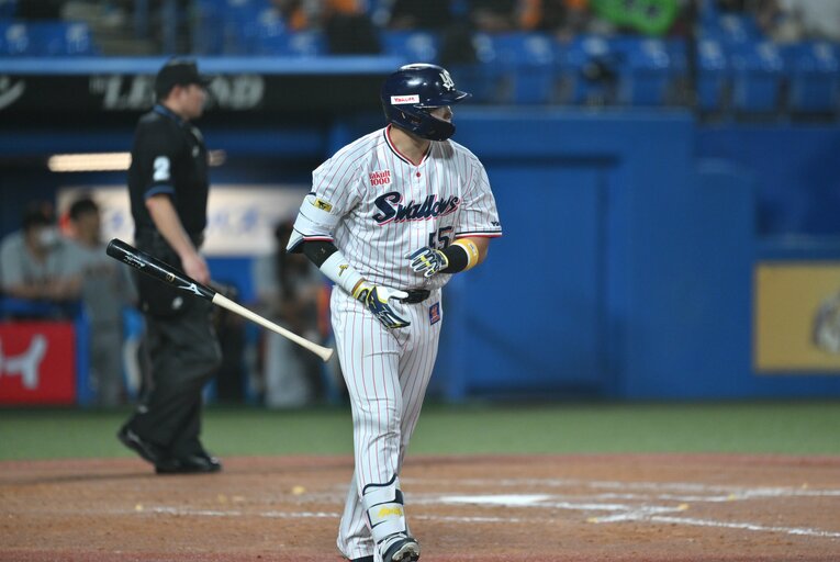 王貞治に並ぶ55号本塁打の瞬間からの確信歩き　©︎Hideki Sugiyama