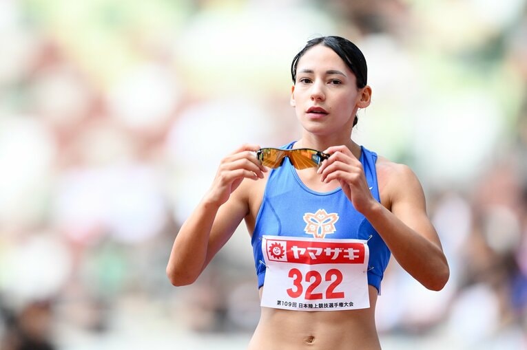 自身初の日本選手権に挑んだ21歳のフロレス・アリエ　©Nanae Suzuki