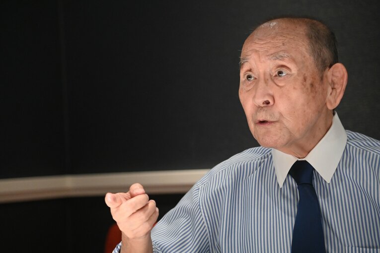 猪木のマネージャーだった新間氏（新日本プロレス営業本部長＝当時）　©Hiroki Kakehata