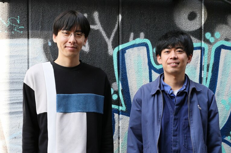 2年連続M-1ファイナリストになったカベポスター。永見大吾（写真左）と浜田順平 ／ photograph by Shigeki Yamamoto