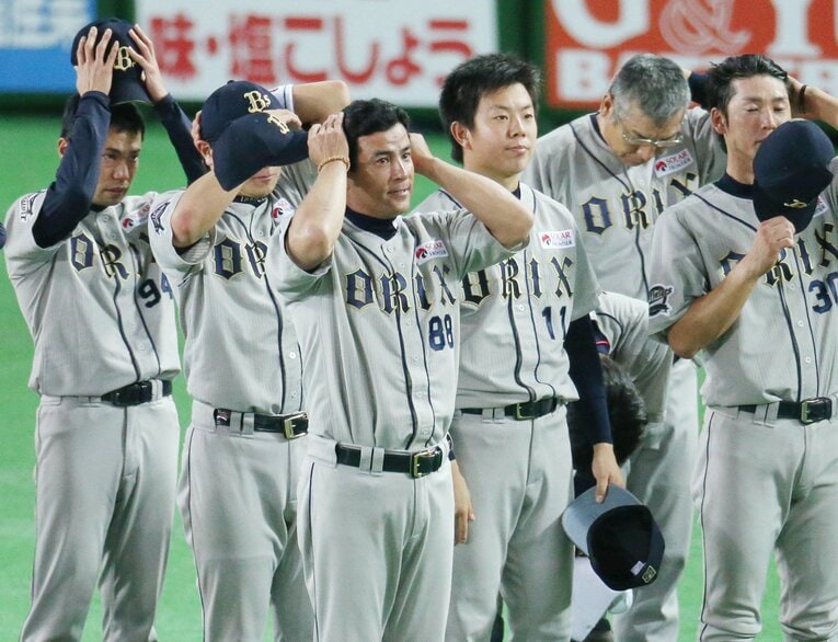 2014年、優勝を逃したオリックス　©JIJI PRESS
