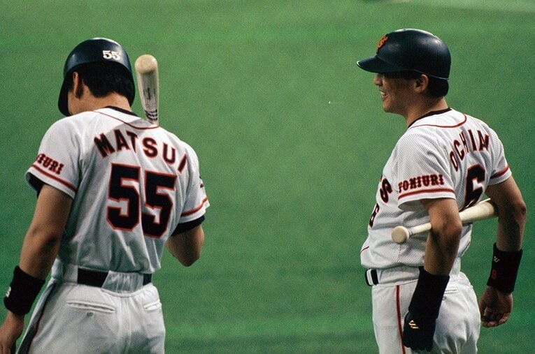 松井秀喜、落合博満 ／ photograph by Naoya Sanuki