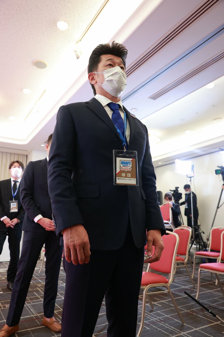 2022年ドラフト会議／DeNA・三浦大輔監督　©︎JMPA