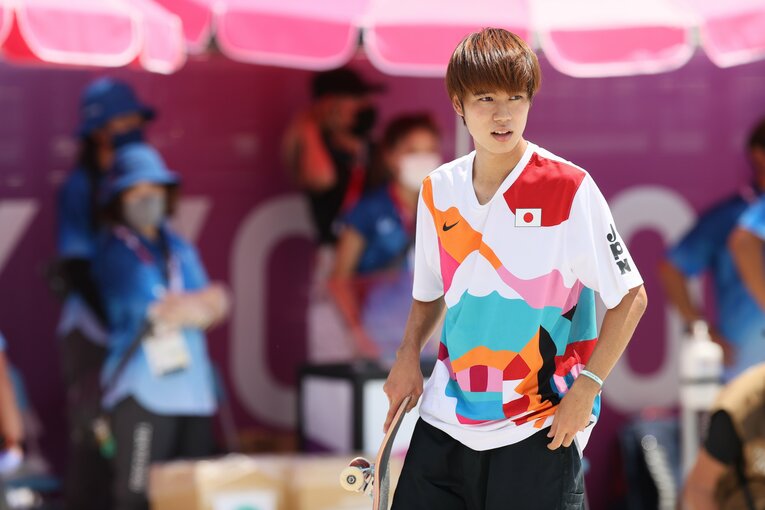 東京五輪で金メダルを獲得した堀米雄斗　©︎Getty Images