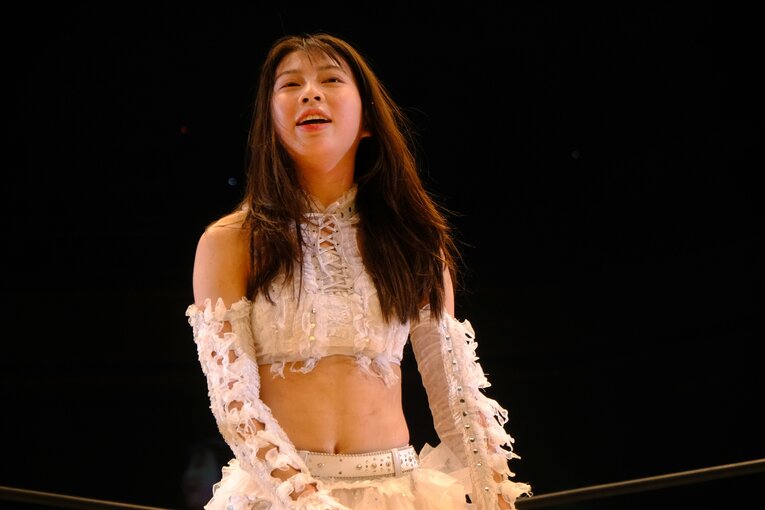 高校3年生の女子プロレスラー・心希（しんの）【スワイプするとそのほかの写真もご覧になれます】©Norihiro Hashimoto
