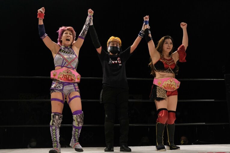 関口翔とともに臨んだタッグ王座防衛戦（9月25日）　©Norihiro Hashimoto