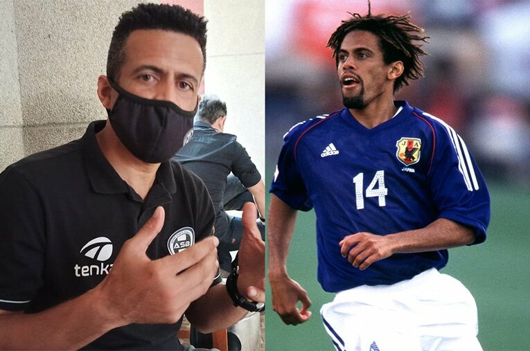 ブラジルでの直撃取材に応じてくれた三都主アレサンドロ　©Hiroaki Sawada/Koji Asakura