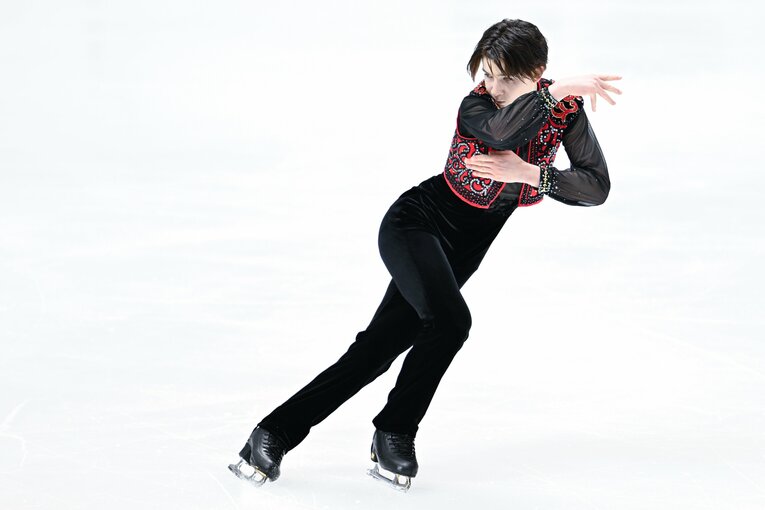 中田璃士、全日本選手権ショートの演技　©︎Asami Enomoto