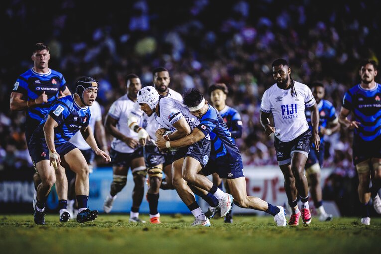 難敵フィジーを相手に劇的な逆転勝利を収めたフィジー戦　©Kiichi Matsumoto