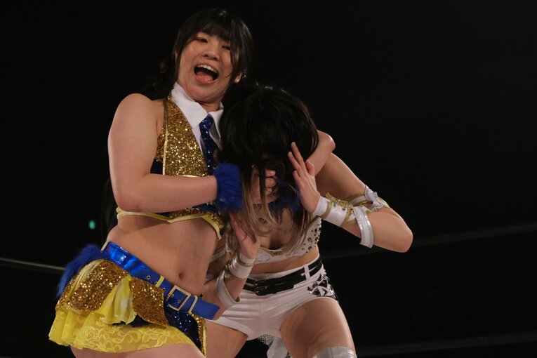 レディ・Cの技を受けきったうえで、自分のスタイルも見せた羽南