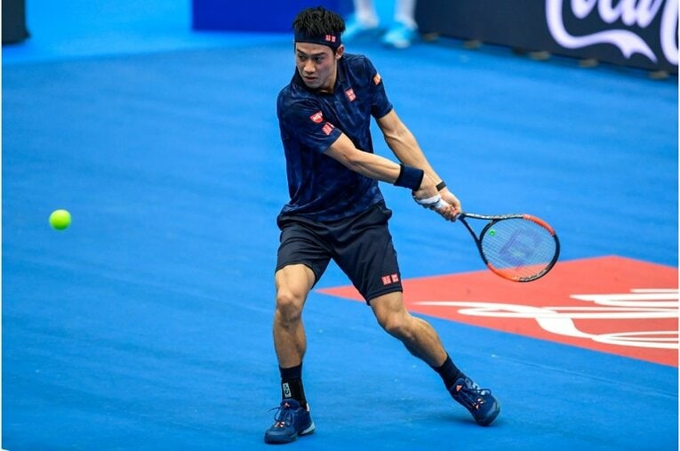 2016年の錦織　©Takuya Sugiyama