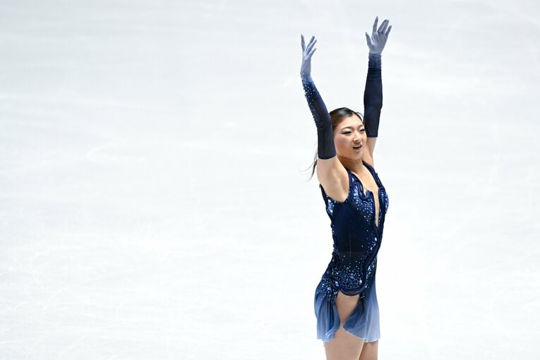 自身最後の全日本選手権で圧巻の演技を見せた坂本花織【スワイプするとそのほかの写真もご覧になれます】　©Asami Enomoto