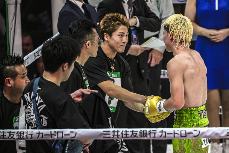 井上尚弥と那須川天心　©Takuya Sugiyama