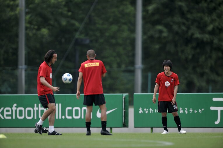 2009年、浦和の練習風景　©︎Takuya Sugiyama