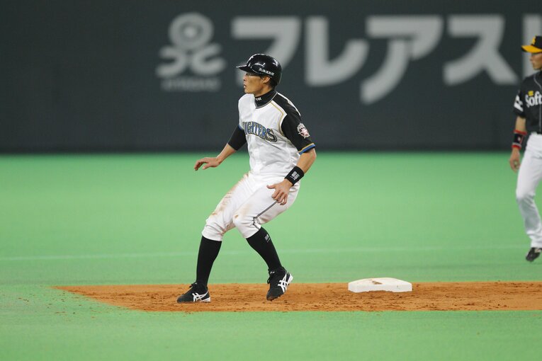 日本ハム時代の糸井　©BUNGEISHUNJU