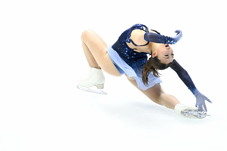 NHK杯で圧巻の演技を見せ、優勝を果たした坂本花織　©Asami Enomoto