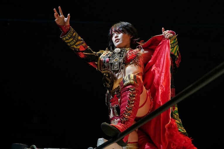 昨年度の「女子プロレス大賞」を受賞した23歳の林下詩美