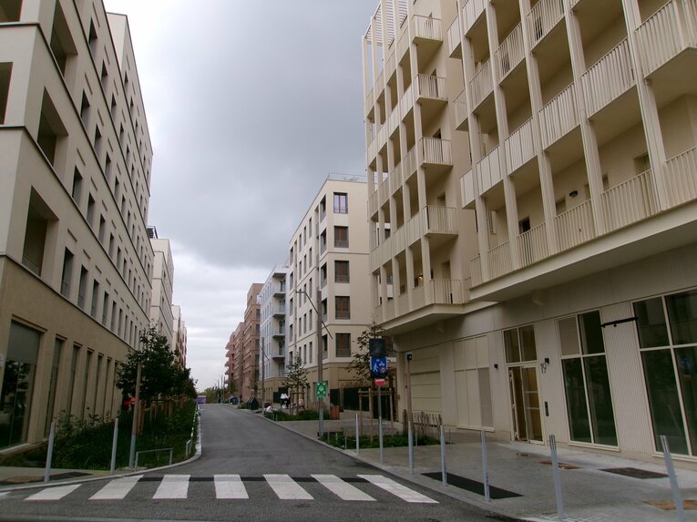 10月、パリの選手村の様子　©Yuji Hirooka