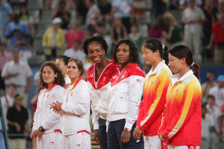 北京五輪、姉ビーナスと　©Shinji Oyama/JMPA