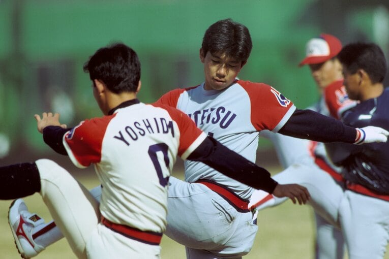 近鉄時代の野茂英雄　©︎BUNGEI SHUNJU