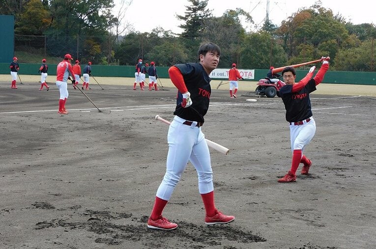 栗林良吏や源田壮亮を輩出したトヨタ自動車野球部の様子を取材した ／ photograph by Jun Aida