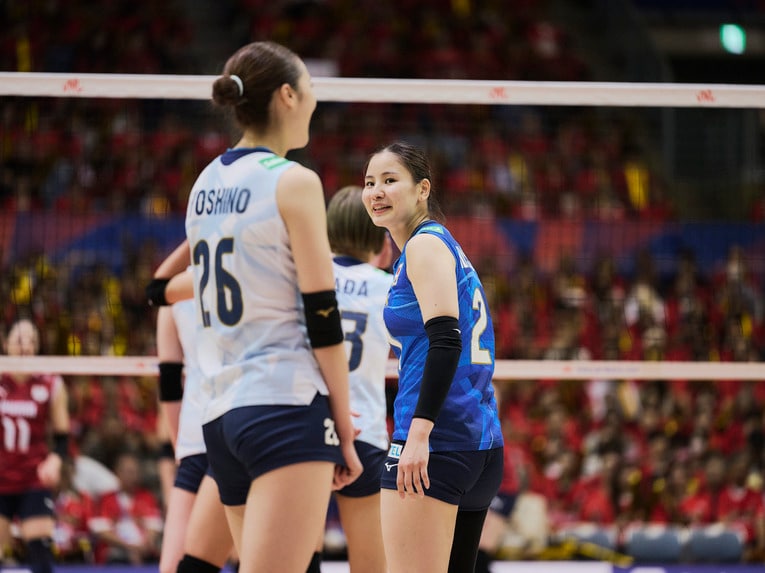 バレーボールネーションズリーグ 韓国戦　©︎Yuki Suenaga