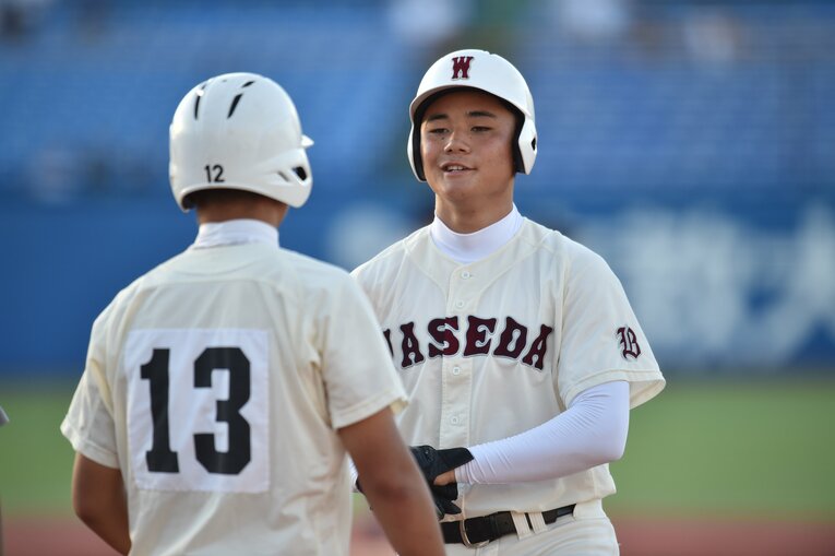 早実高１年生の清宮　©︎Hideki Sugiyama　