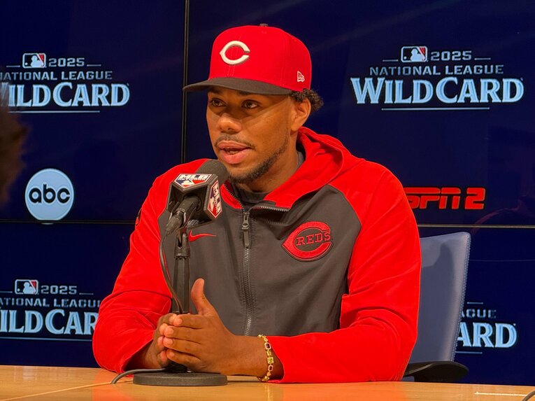 会見でのグリーン　©Naoyuki Yanagihara