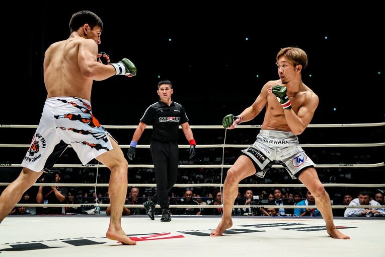 2018年9月30日、『RIZIN.13』のカルシャガ・ダウトベック戦　©RIZIN FF Susumu Nagao