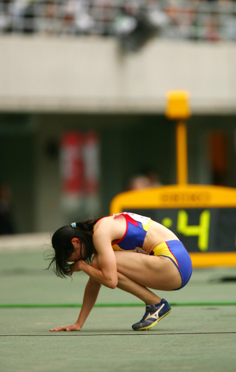 日本記録を樹立した池田久美子。闘病中の森さんを勇気づけた（写真/2006年国際グランプリ大阪）　©︎Jun Tsukida/AFLO SPORT