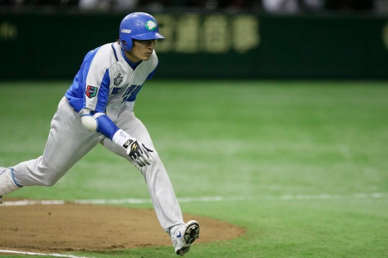 2008年、日本シリーズで巨人を破る日本一に貢献　©Tamon Matsuzono