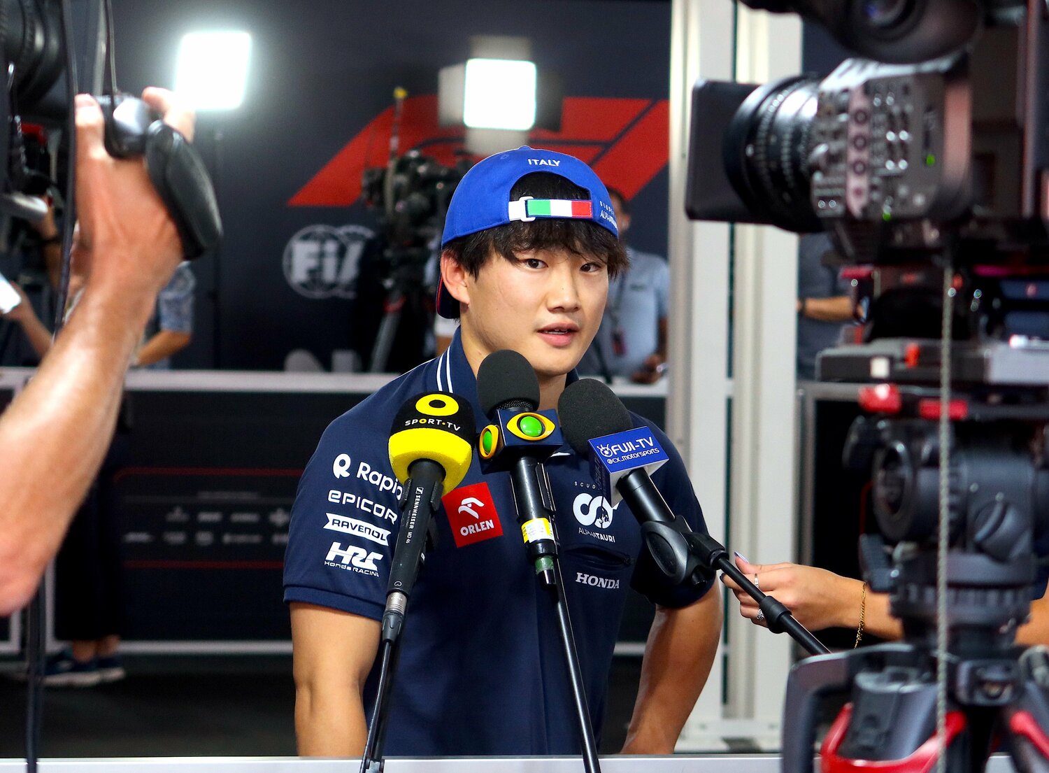 リタイア後の角田は「今後について心配はしていません」とポジティブなコメントを残した　©Masahiro Owari