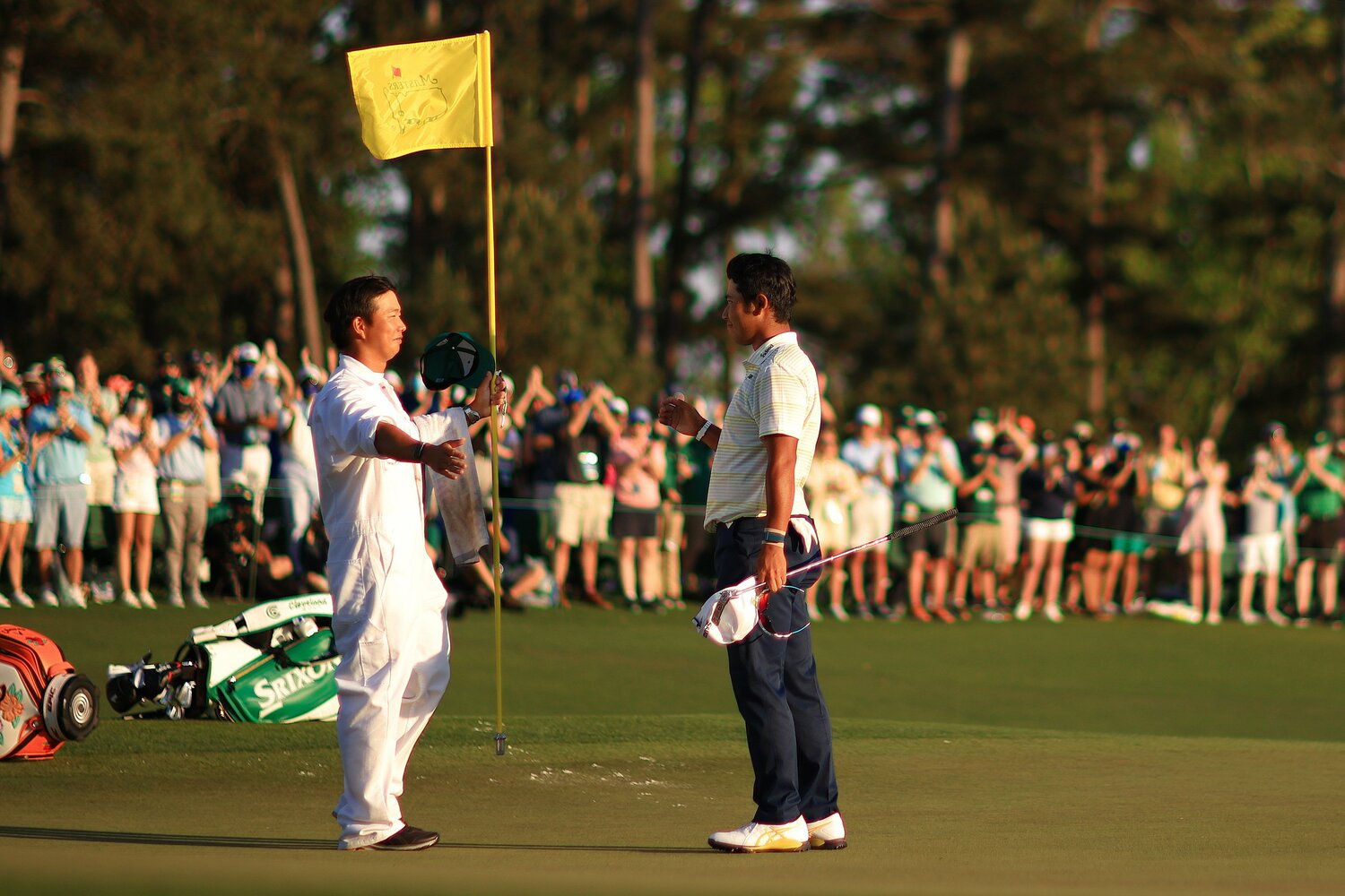 2021年マスターズ優勝の瞬間　©Getty Images