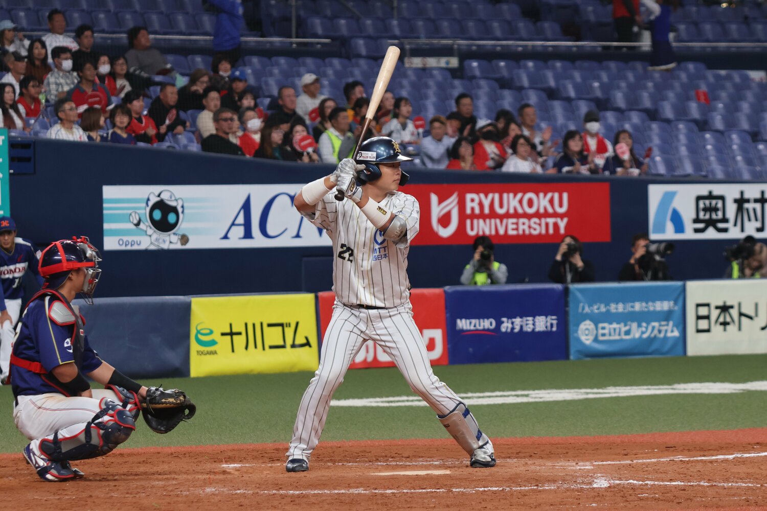 日本選手権では代打での登場　©Fumi Sawai