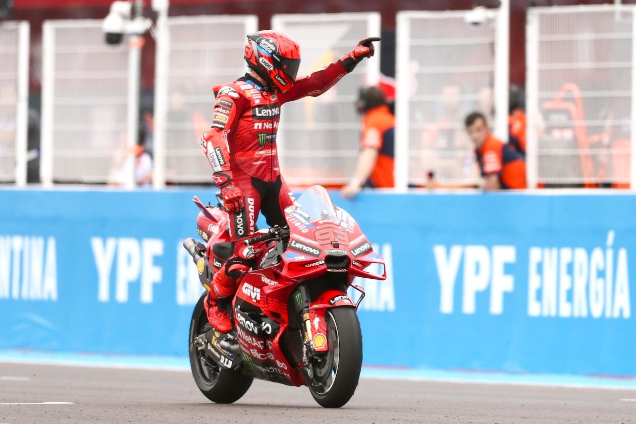 アルゼンチンGPにも勝利したマルケス。今季2戦2勝の上、予選・スプリント・決勝のすべてで1位となり、まさに「無双」の強さを発揮している　©Satoshi Endo