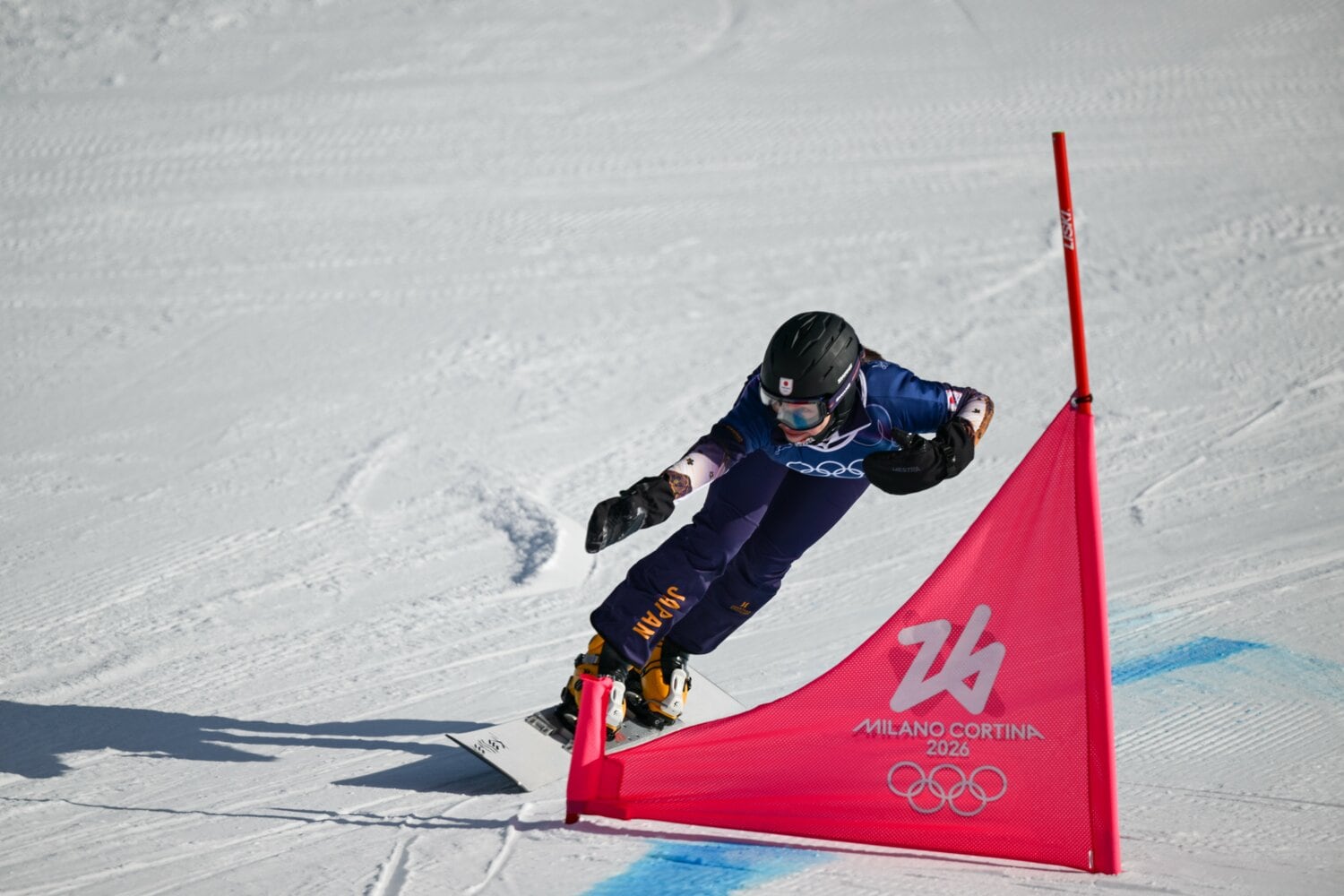 予選通過上位者にコース選択権が与えられるなか、三木は赤コースを選んだ　©Nanae Suzuki/JMPA