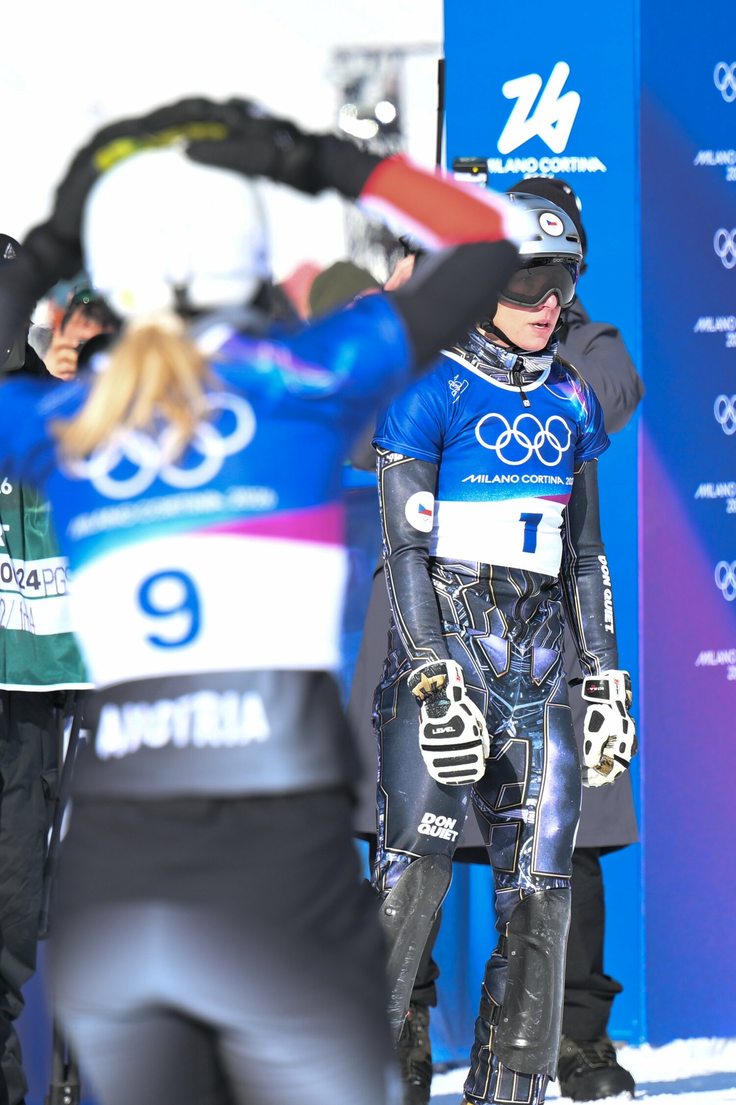 伏兵のパイヤー（手前）に敗れたレデツカは呆然　©Nanae Suzuki/JMPA