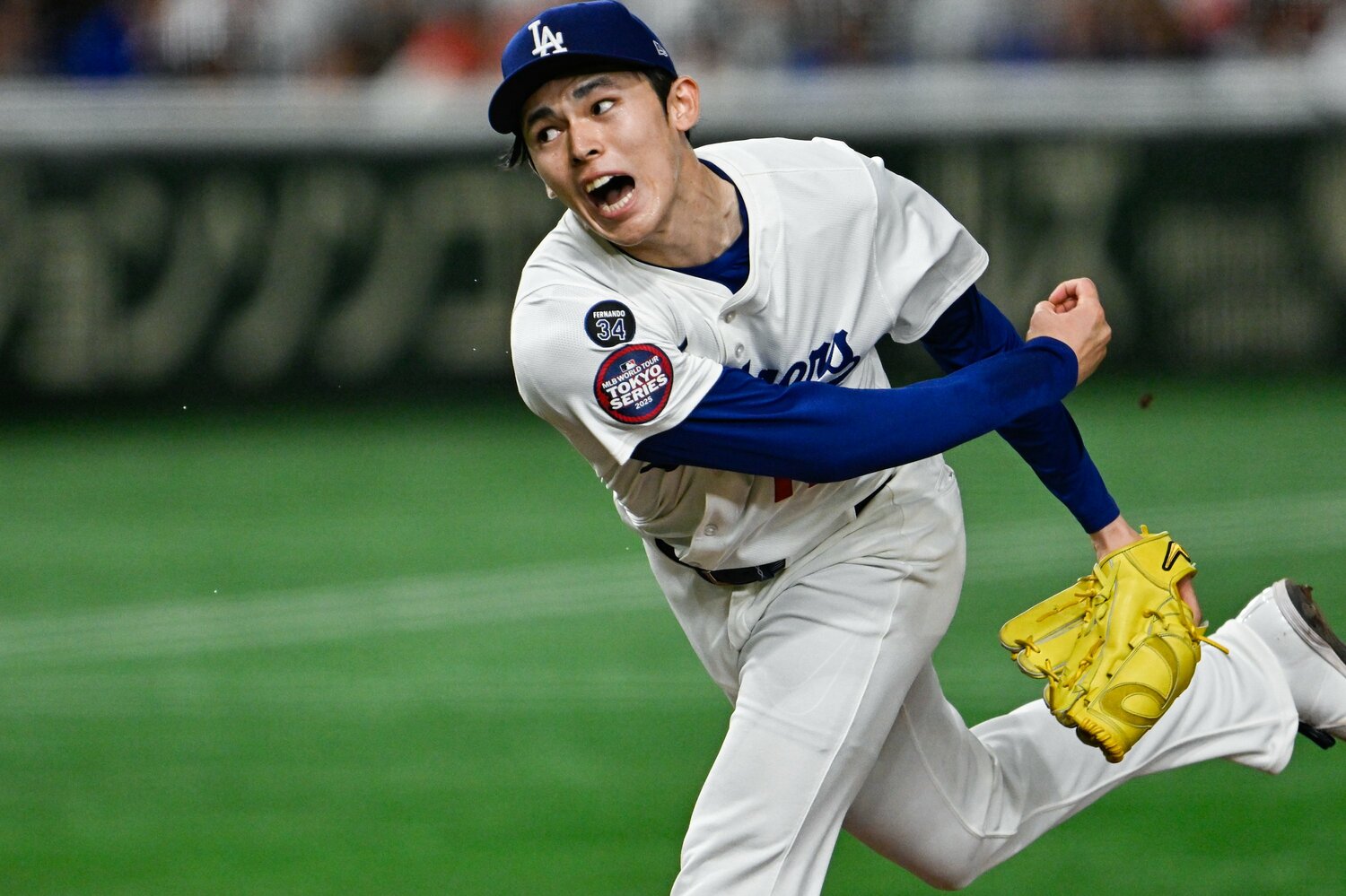 メジャー初登板での佐々木　©Nanae Suzuki