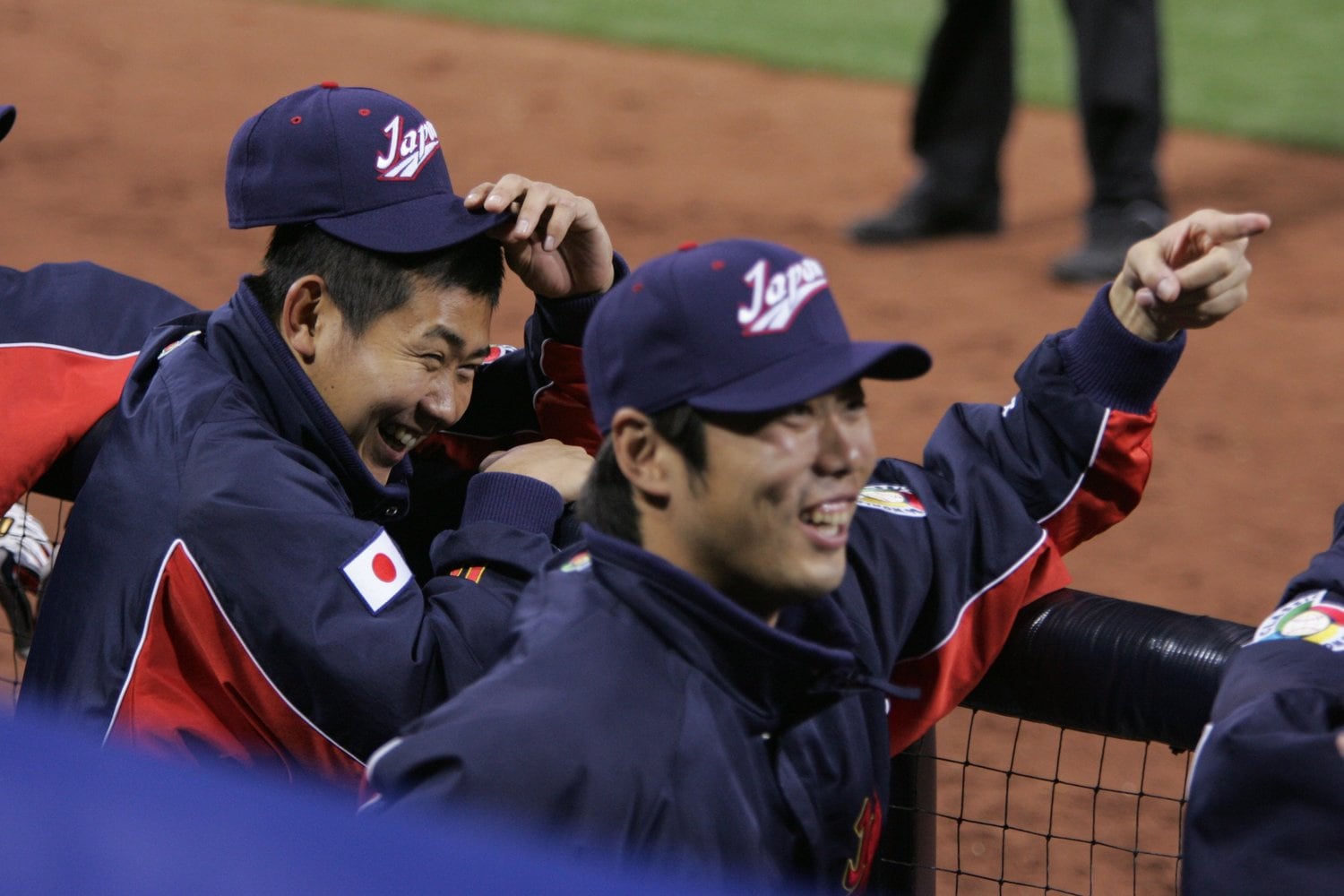 2009年WBCの松坂と上原©Naoya Sanuki