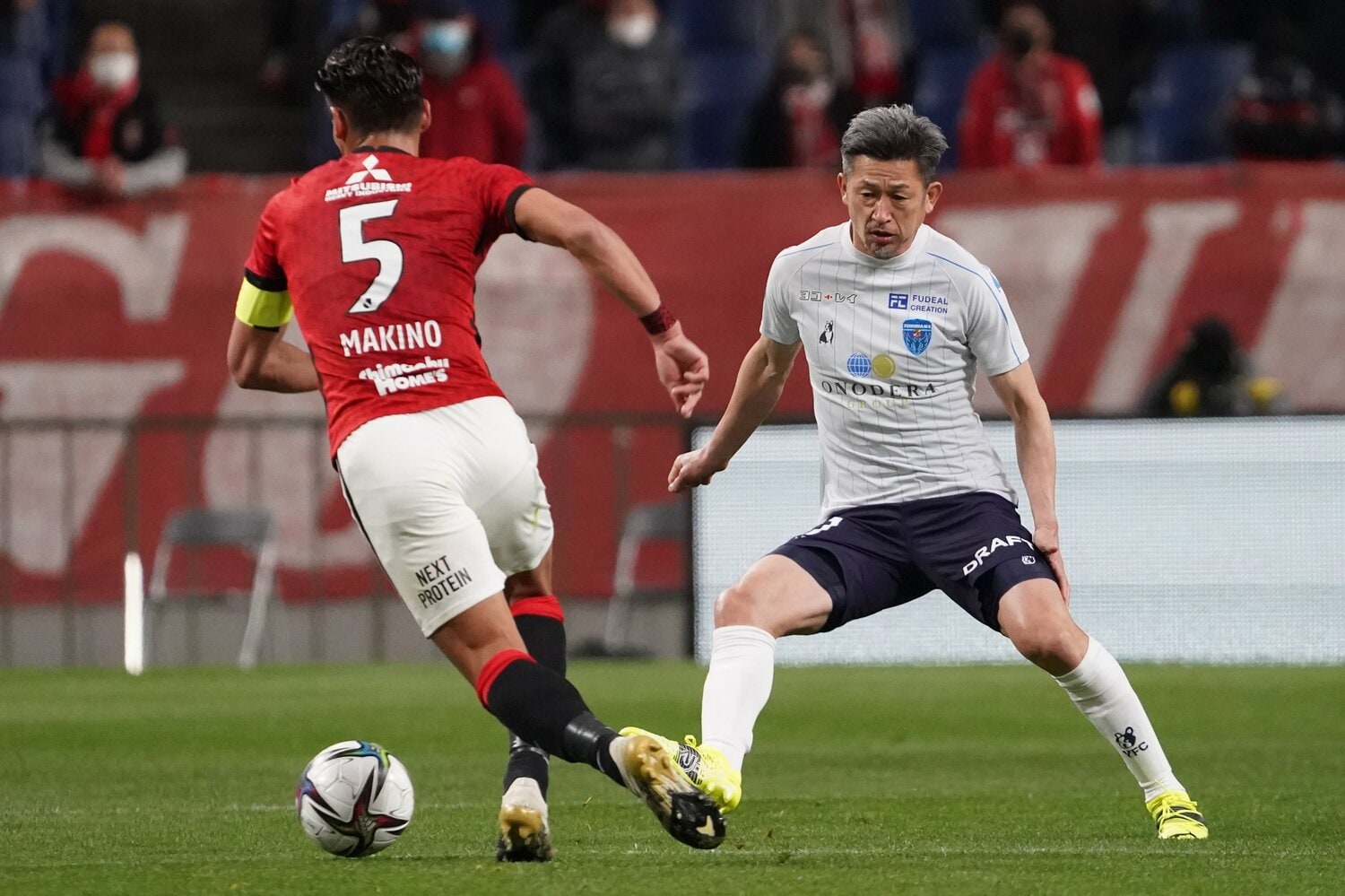 昨シーズン唯一のリーグ戦出場となった第3節浦和戦（3月10日）©︎Etsuo Hara/Getty Images