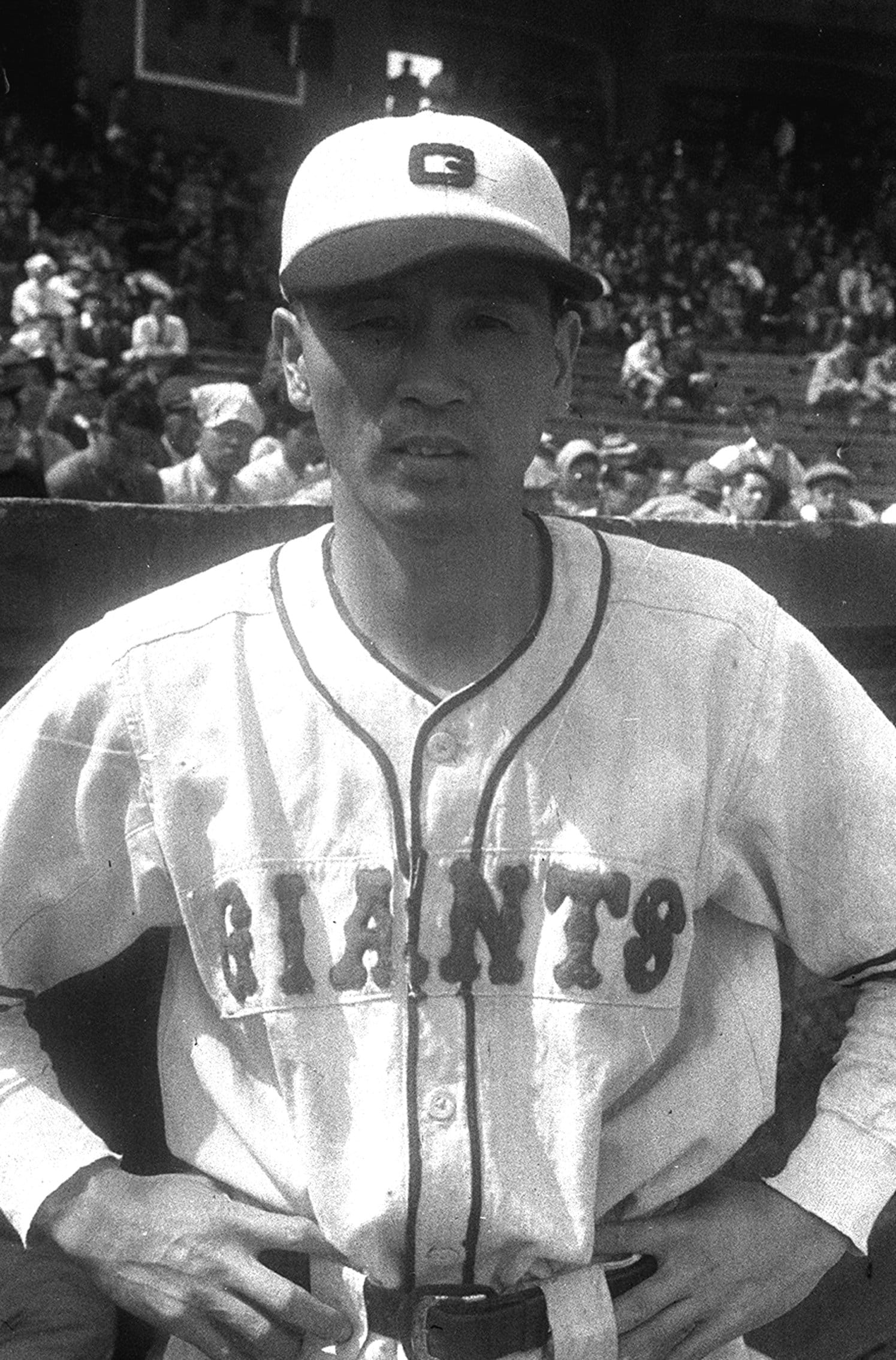 巨人監督時代の三原　©Kyodo News