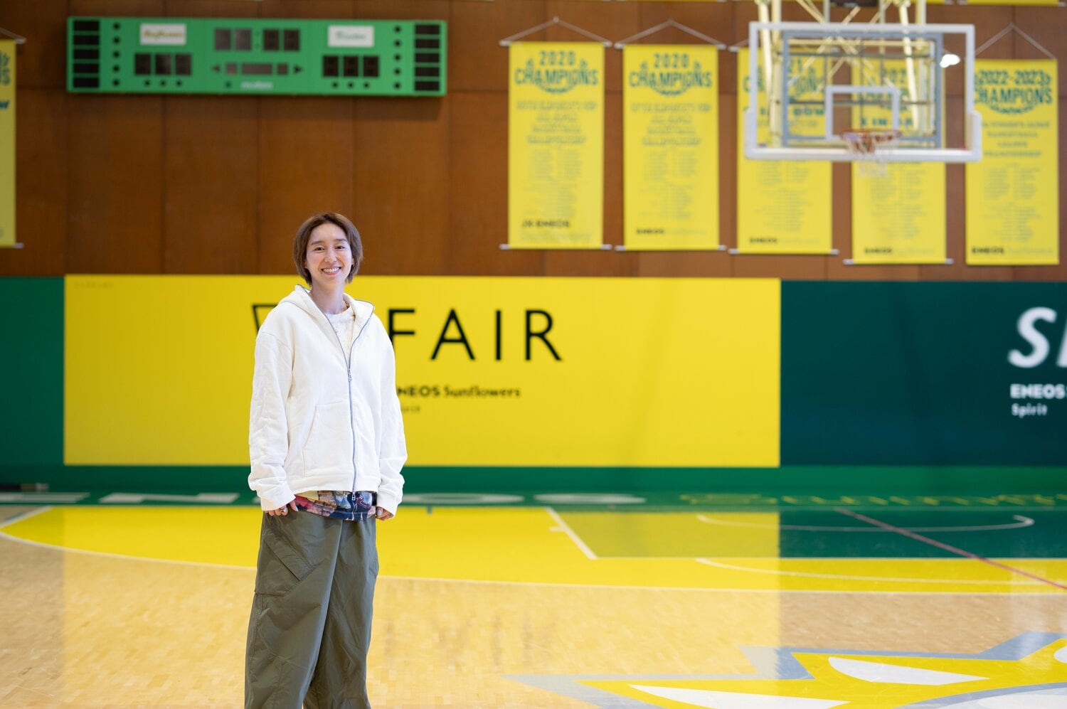 長年時間を過ごしたENEOSの練習場で　©️Tadashi Hosoda