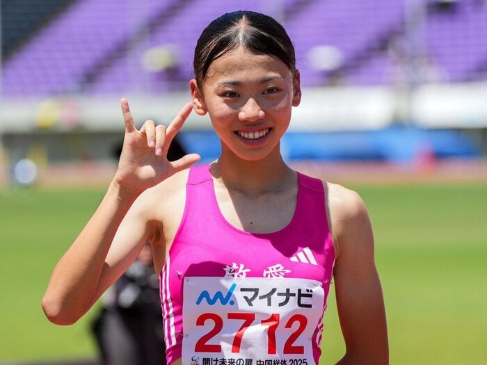 「左ヒザ裏に痛み」でも…女子陸上・久保凛（17歳）が執念の2種目挑戦で“最後のインターハイ”にこだわったワケ「自分の責務を全うしようと…」＜Number Web＞ photograph by Satoshi Wada